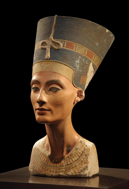 бюст Нефертити-влияние искусства на фотографию